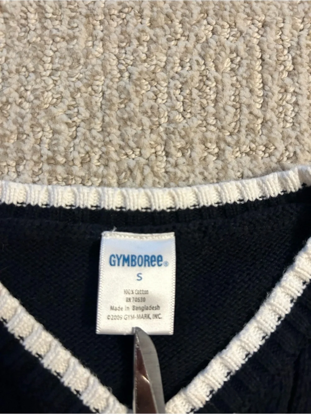 Gymboree navy cable